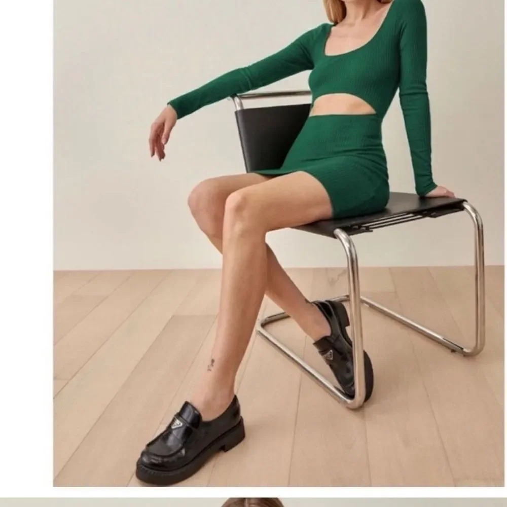 Reformation Cut Out Denmark Mini Dress - Picture 2 of 14